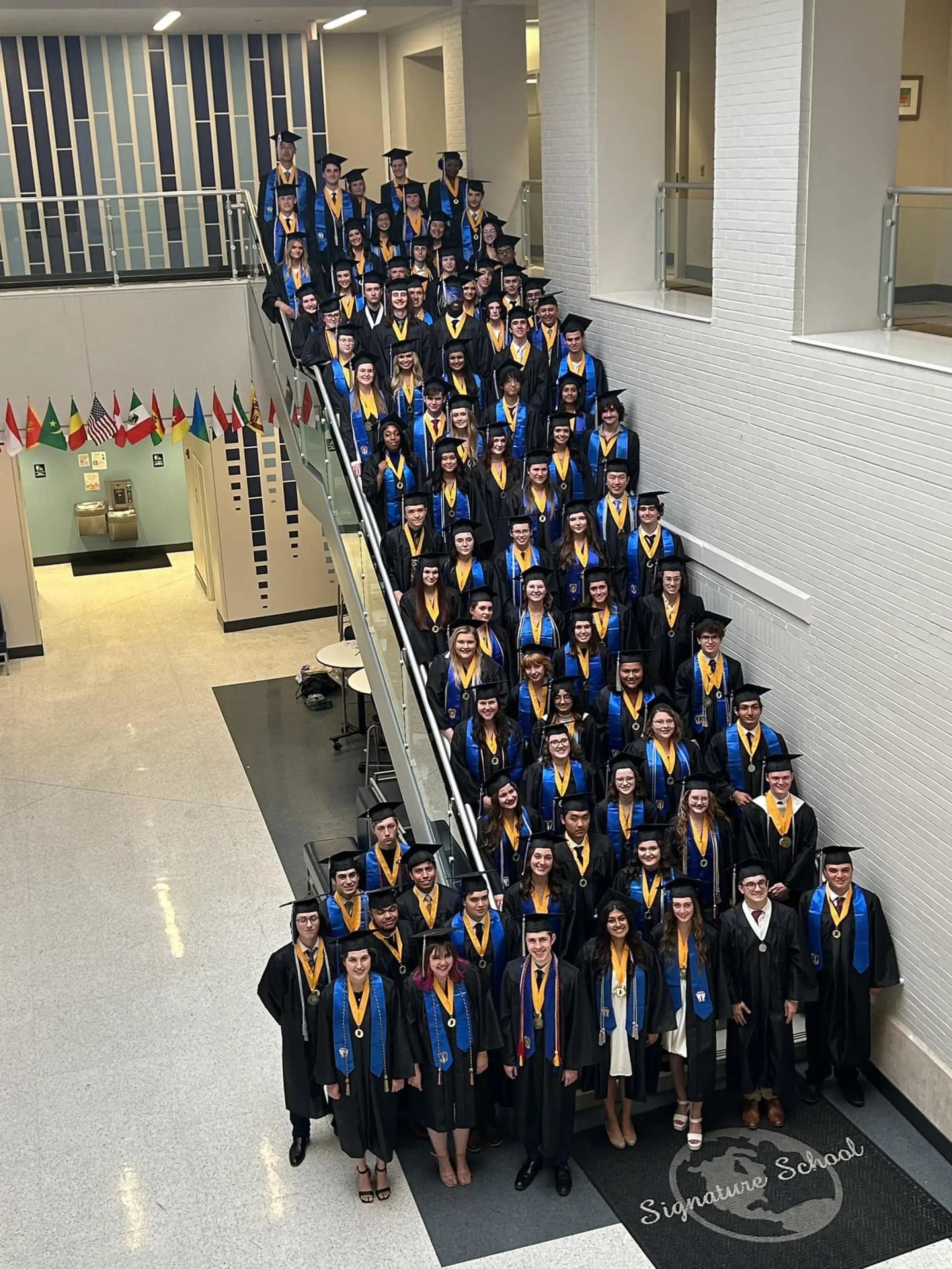 2023 Grads on Stairs