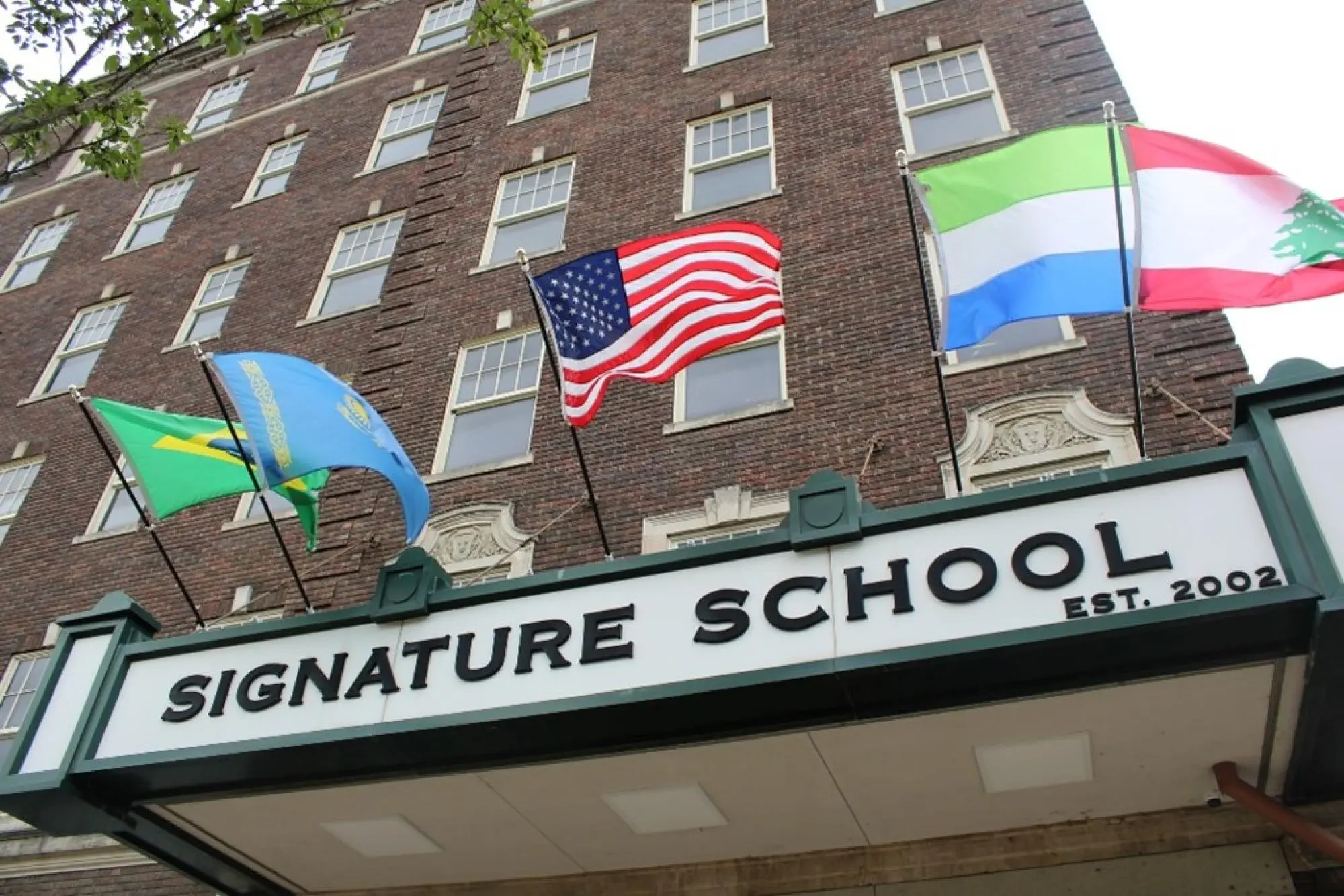 Signature School exterior view