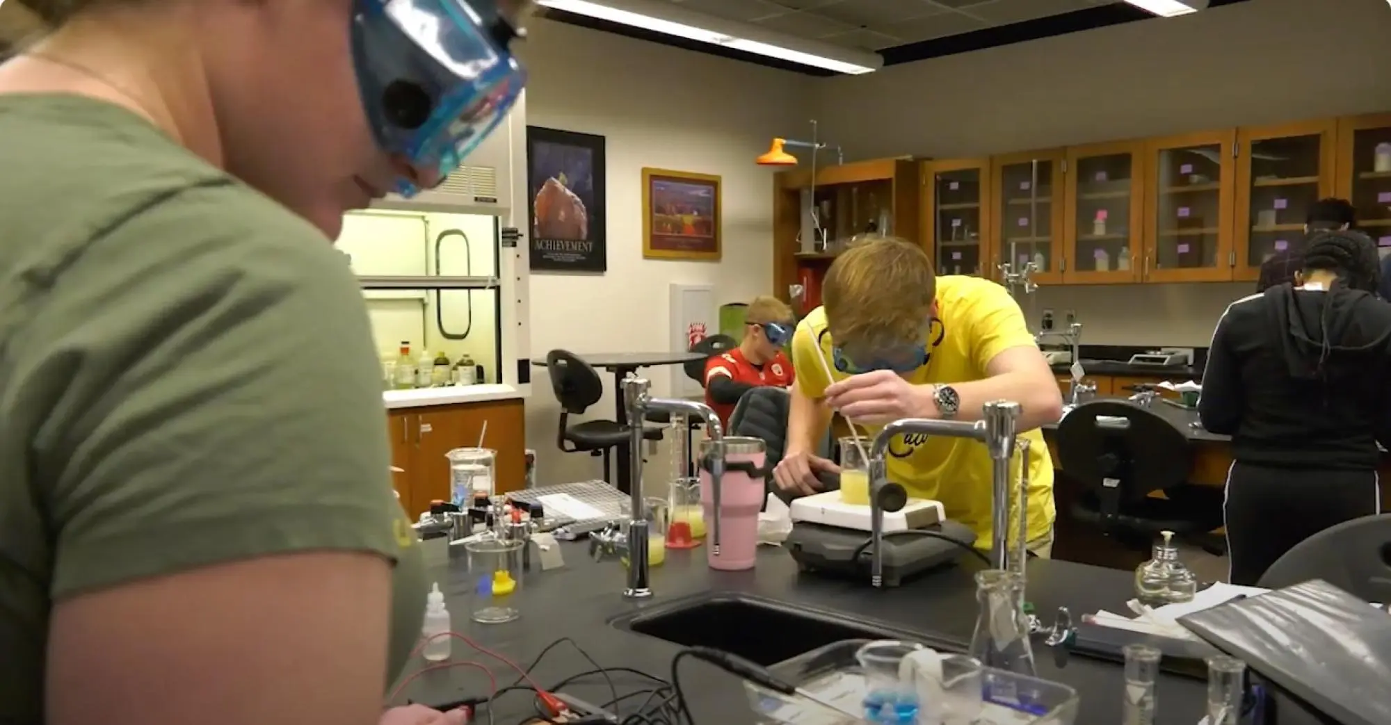 Student in Lab